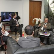 Audiência do presidente da FNP com o senador Roberto Rocha - 12.11.2015