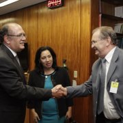 Reunião com o ministro Gilmar Mendes e a prefeita Maria Antonieta sobre precatórios 04/03/2015