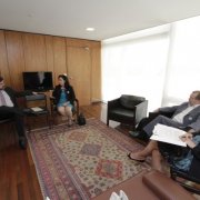 Reunião sobre Precatórios na SAF com a prefeita de Guarujá -  04/03/2015