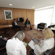 Reunião sobre Precatórios na SAF com a prefeita de Guarujá -  04/03/2015