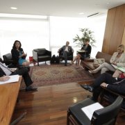 Reunião sobre Precatórios na SAF com a prefeita de Guarujá