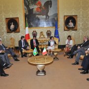 Reunião dos prefeitos com o representantes da Câmara e do Senado da Itália