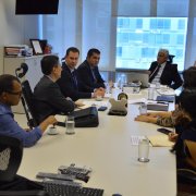 Reunião do prefeito Amastha com o secretário da Receita Federal, Jorge Rachid