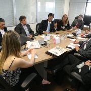 Audiência com assessores do ministro do TCU Bruno Dantas