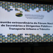 Reunião extraordinária do Fórum Nacional de Secretários e Dirigentes Públicos de Transporte Urbano e Trânsito