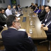 Reunião de prefeitos com o ministro do MDA, Patrus Ananias