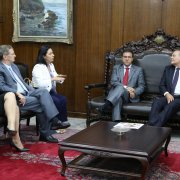 Reunião com presidente do Senado, Renan Calheiros para debater o pagamento de precatórios
