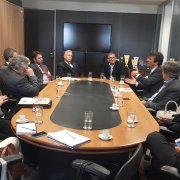Reunião com Maurício Wanderley, chefe de gabinete do ministro do TCU Augusto Nardes